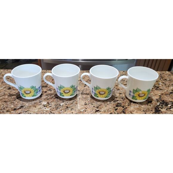 Corelle Sunflower Sunsations (sunflower) Cups (set of 4) - Picture 12 of 13